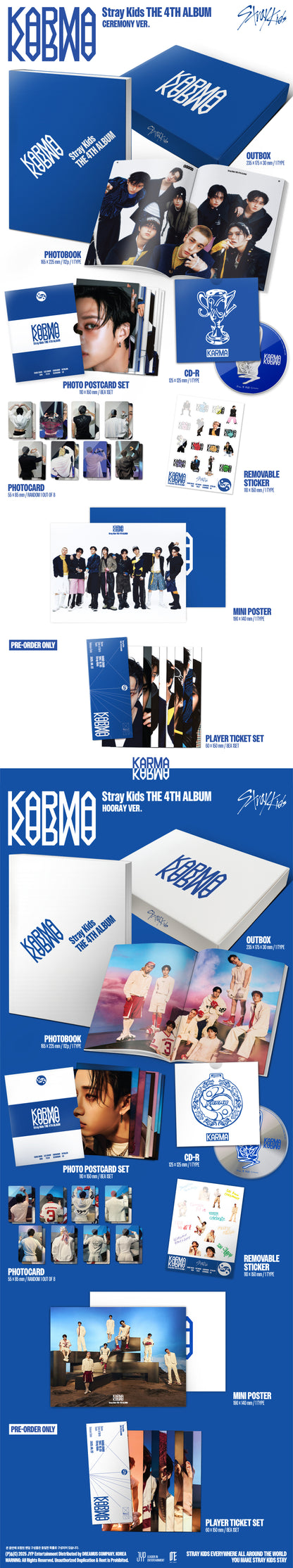 STRAY KIDS - KARMA 4th Album