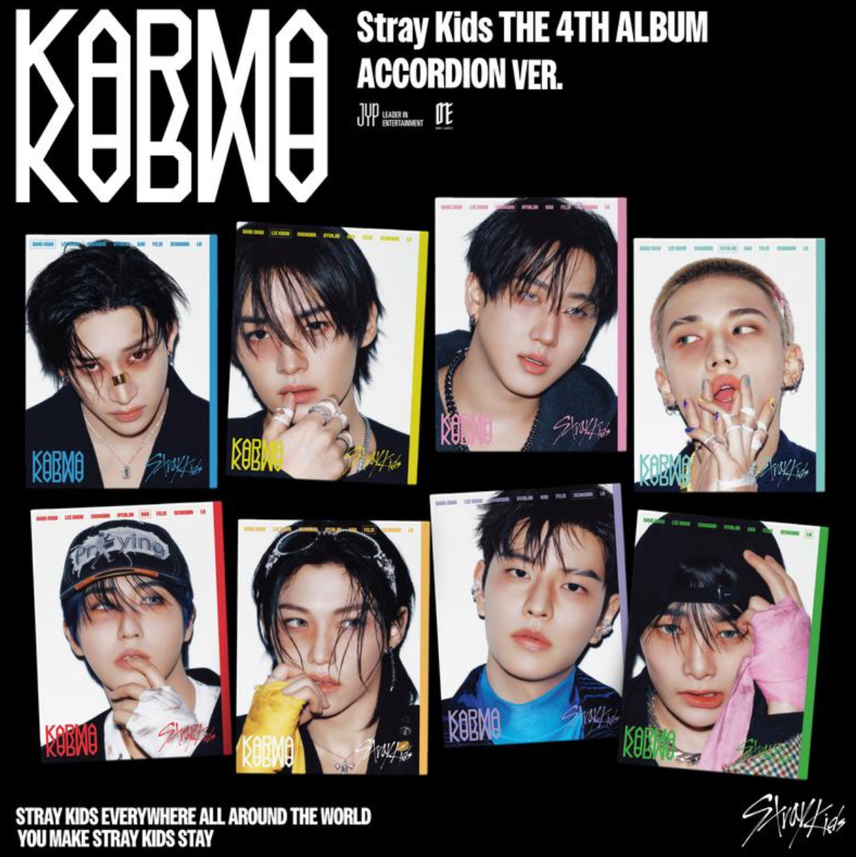 STRAY KIDS - KARMA 4th Album ACCORDION Ver