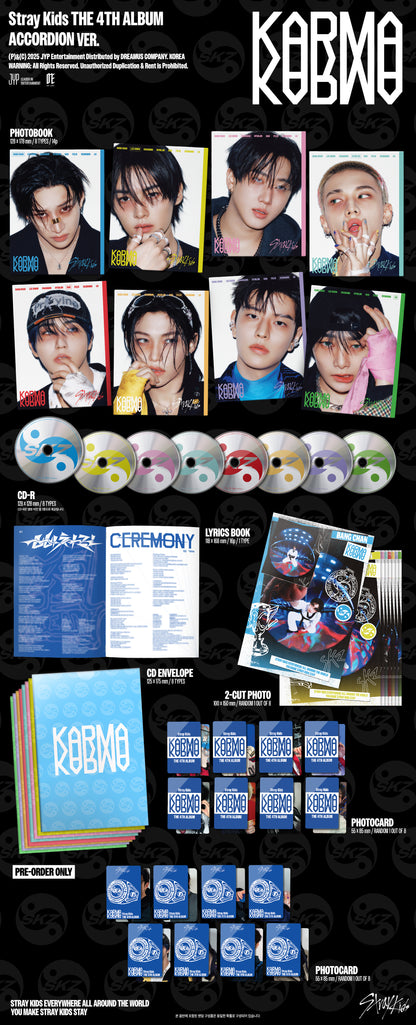 STRAY KIDS - KARMA 4th Album ACCORDION Ver