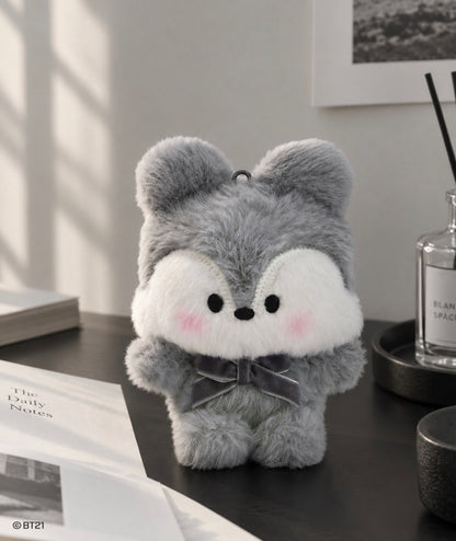 BT21 Official MONOTONE Doll Keyring