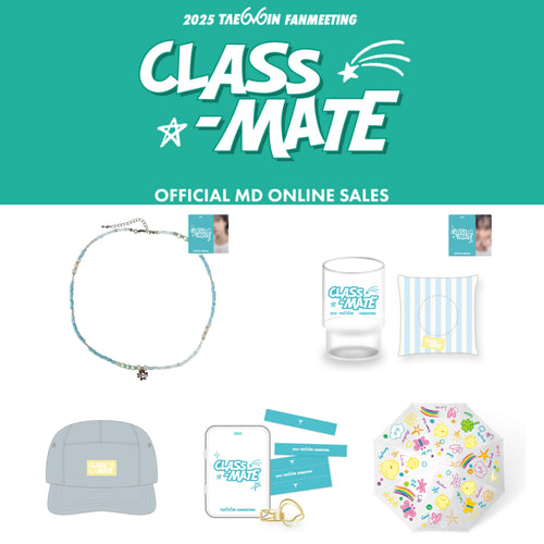 SHINee TAEMIN Fanmeeting CLASS-MATE Official MD (Pre-Order OCTOBER)