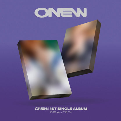 SHINee ONEW - ILLUSION 착각 1st Single Album NEMO Ver