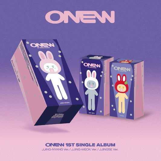 SHINee ONEW - ILLUSION 착각 1st Single Album JJING-NYANG / JJING-MEOK/ JJINGSE Ver