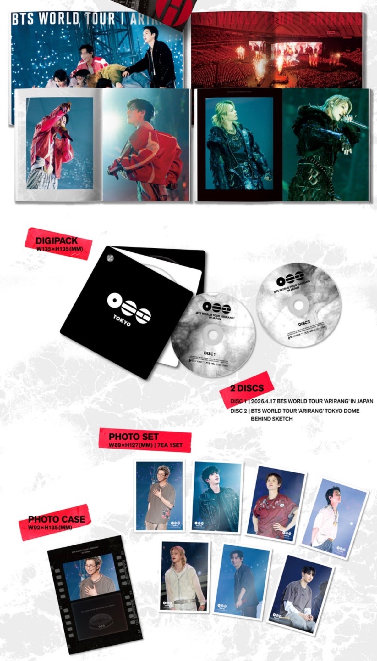 BTS World Tour ARIRANG IN JAPAN Blu-Ray (Pre Order JANUARY 2027)