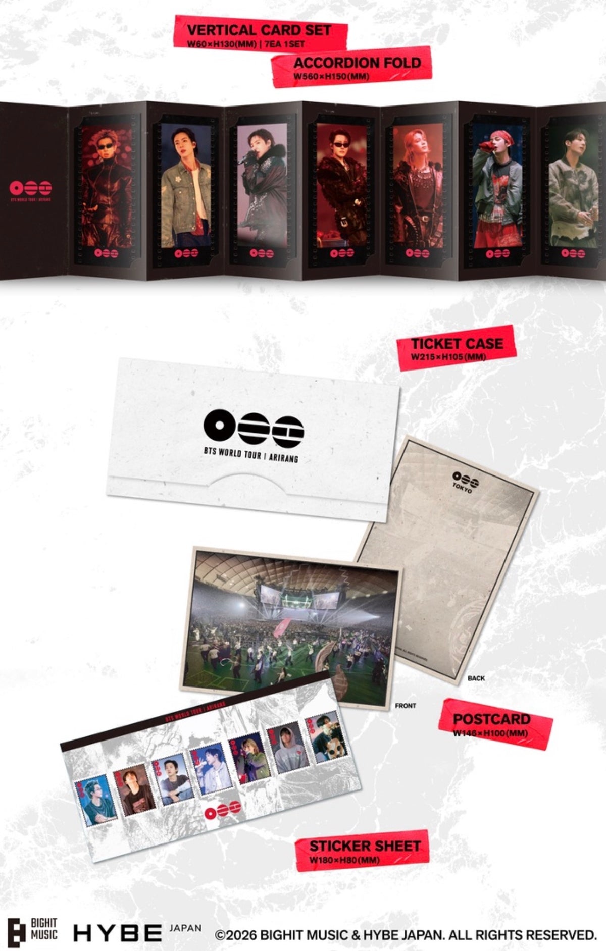 BTS World Tour ARIRANG IN JAPAN Blu-Ray (Pre Order JANUARY 2027)