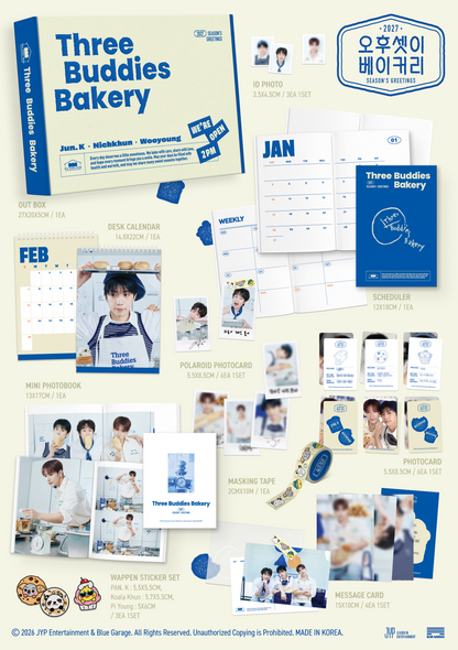 2PM - THREE BUDDIES BAKERY 2027 Season's Greetings