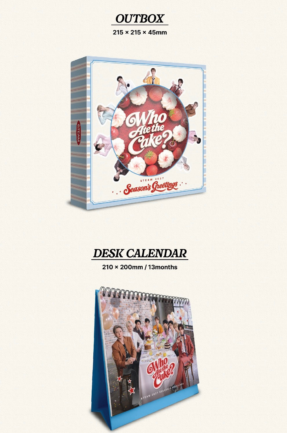 ＆TEAM - WHO ATE THE CAKE? 2027 Season's Greetings