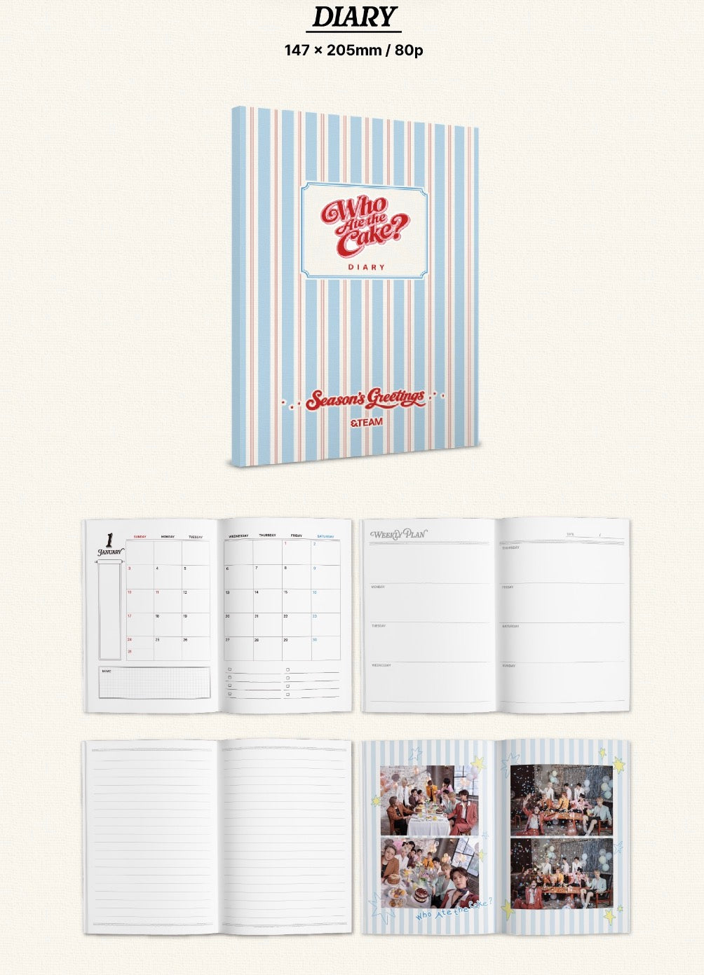＆TEAM - WHO ATE THE CAKE? 2027 Season's Greetings