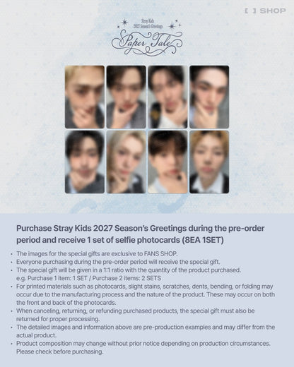 STRAY KIDS - PAPER TALE 2027 Season's Greetings + POB