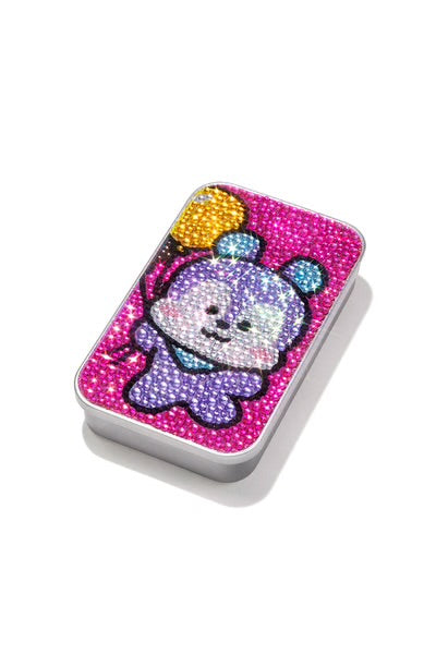 BT21 JAPAN Official Sparkly Storage Can Box