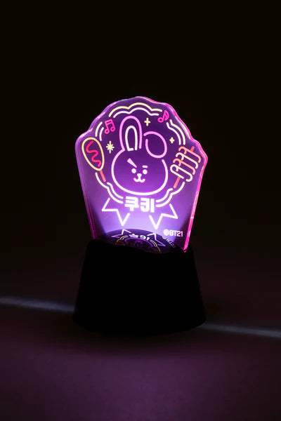 BT21 JAPAN Official NEON Light Up Acrylic Stand