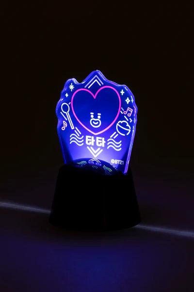 BT21 JAPAN Official NEON Light Up Acrylic Stand