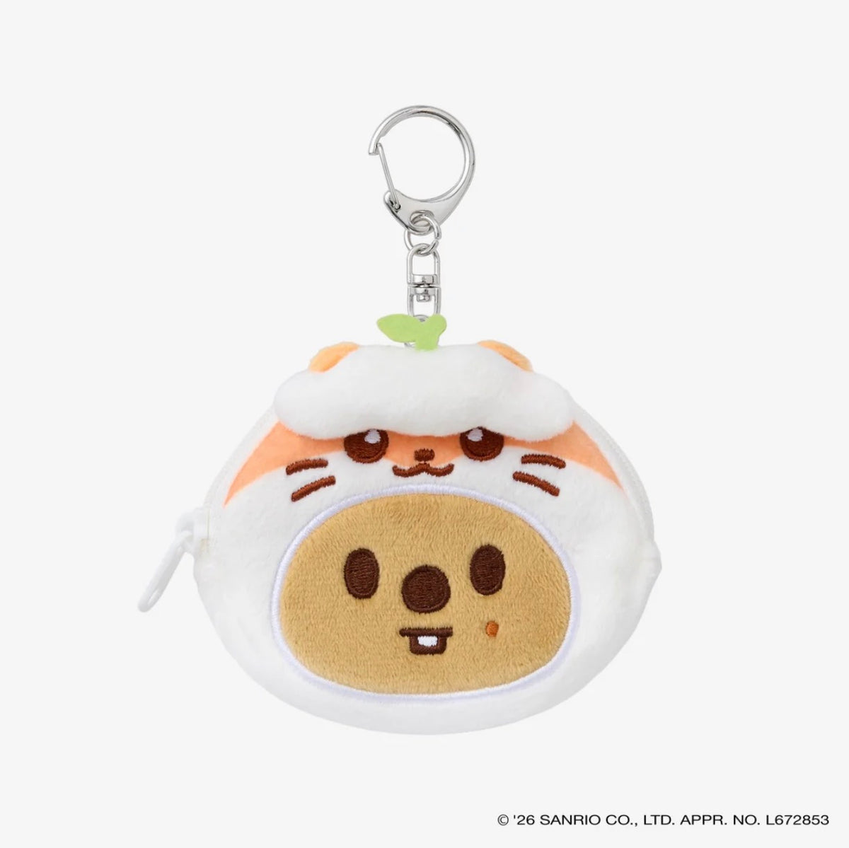 STRAY KIDS World Tour RUN IT JAPAN - SKZOO x SANRIO Official Badge Pouch Keyring (Pre Order DECEMBER, 2026)