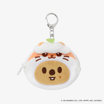 STRAY KIDS World Tour RUN IT JAPAN - SKZOO x SANRIO Official Badge Pouch Keyring (Pre Order DECEMBER, 2026)