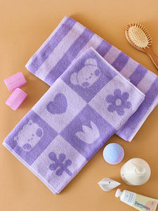 BT21 Official Face Towel Gift Set Daily Basic 2 pcs