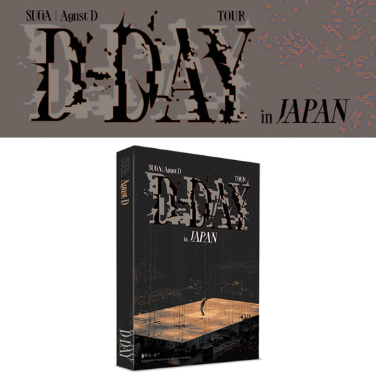SUGA Agust D TOUR D-DAY in JAPAN DVD Limited Edition