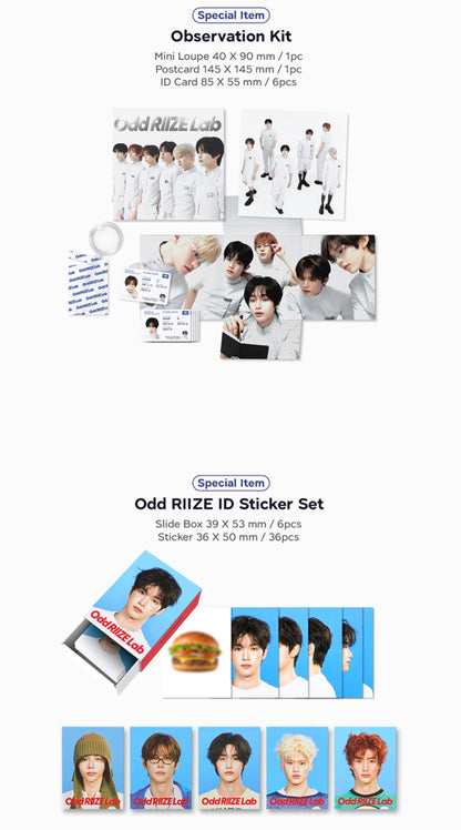 RIIZE - ODD RIIZE LAB 2027 Season's Greetings + POB or Wall Calendar