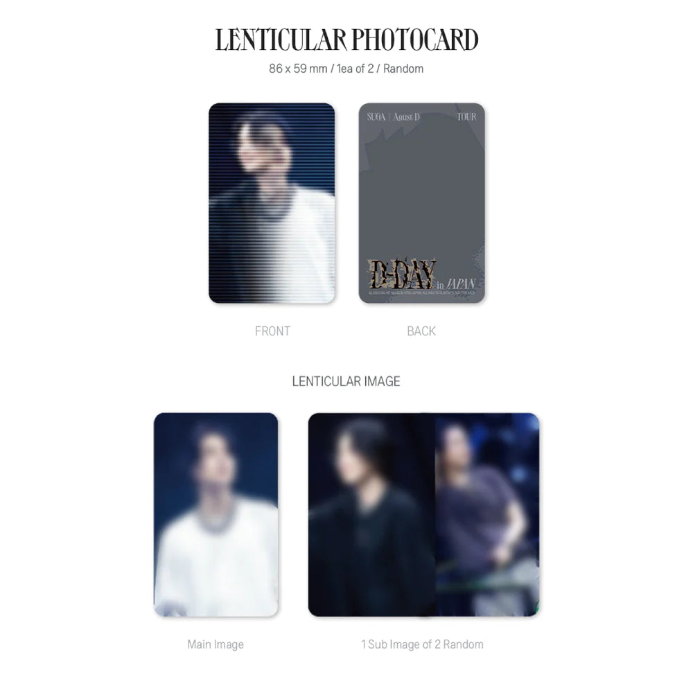 【公式】BTS SUGA Agust D D-DAY Blu-ray トレカ☆ SUGA Agust D TOUR D-DAY in JAPAN Blu-Ray Limited Edition – K