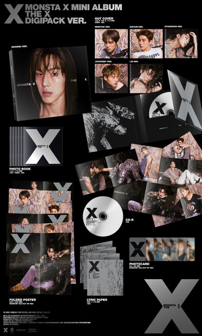 MONSTA X - THE X 13th Mini Album Digipack Ver