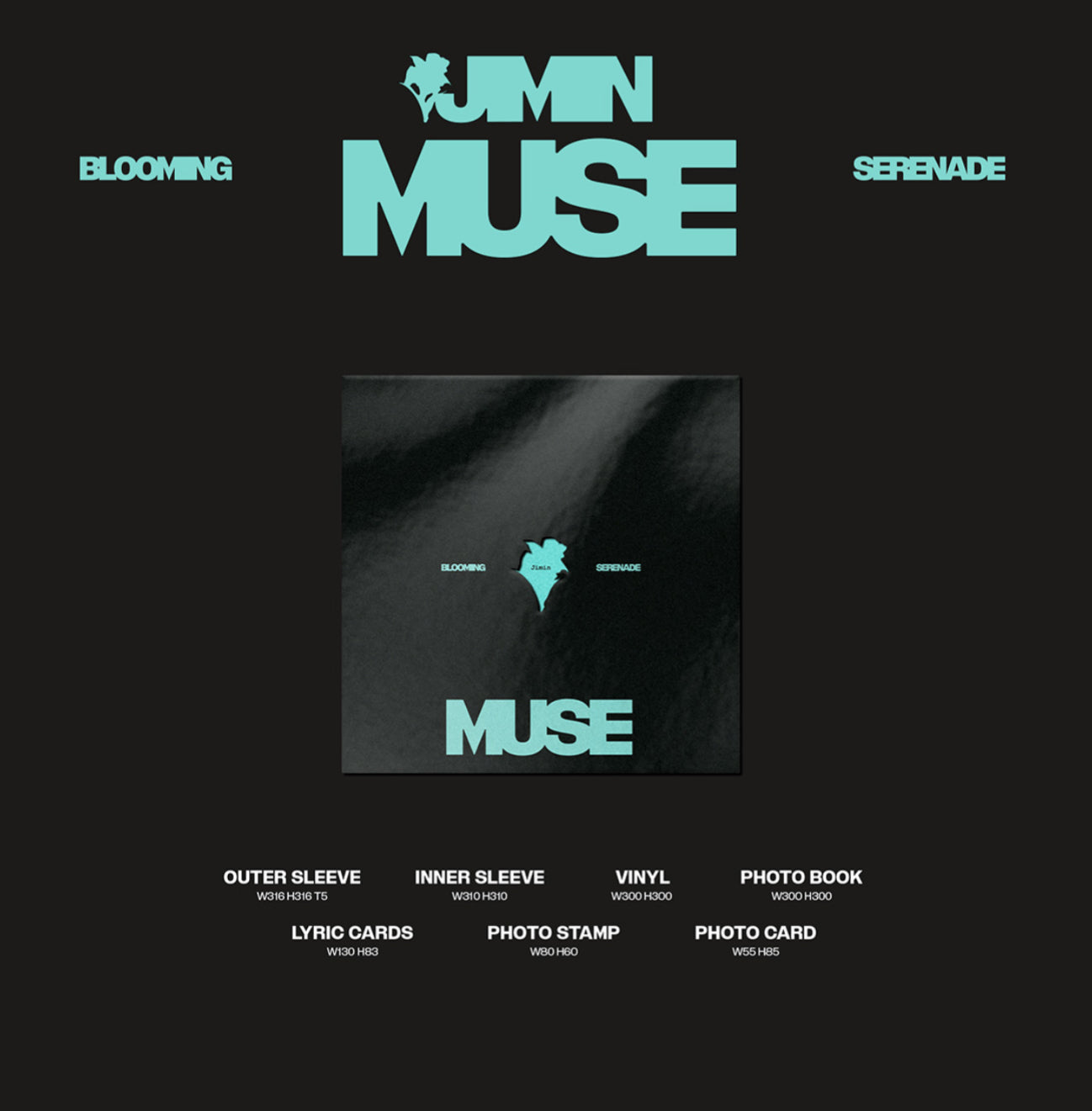 BTS JIMIN - MUSE Vinyl LP Version – K-STAR