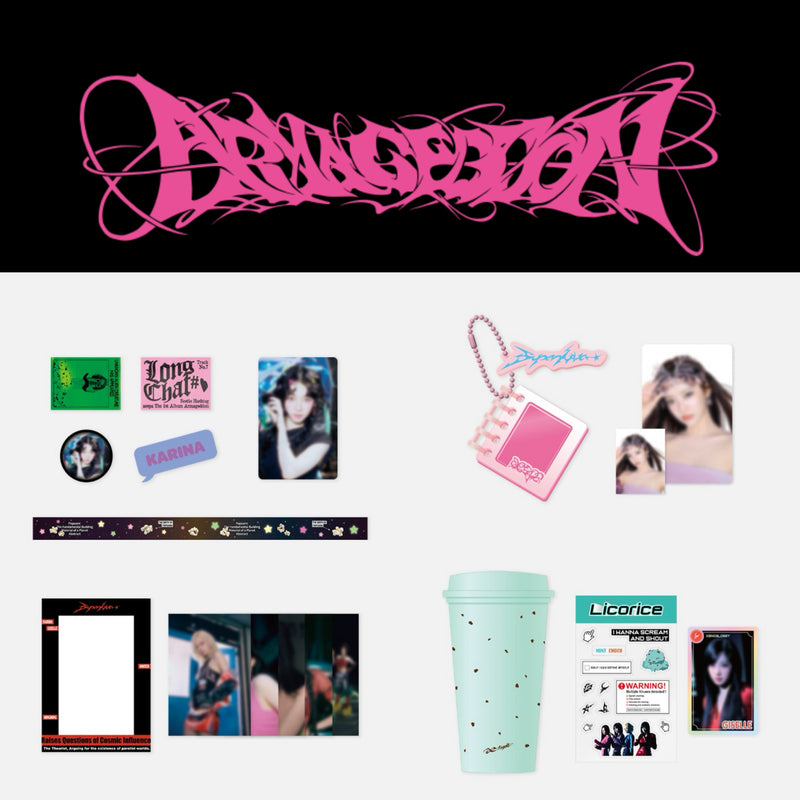 aespa Armageddon Tシャツ カリナ トレカ POPUP md - メルカリ