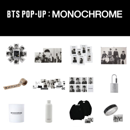 BTS POP UP MONOCHROME OFFICIAL MD
