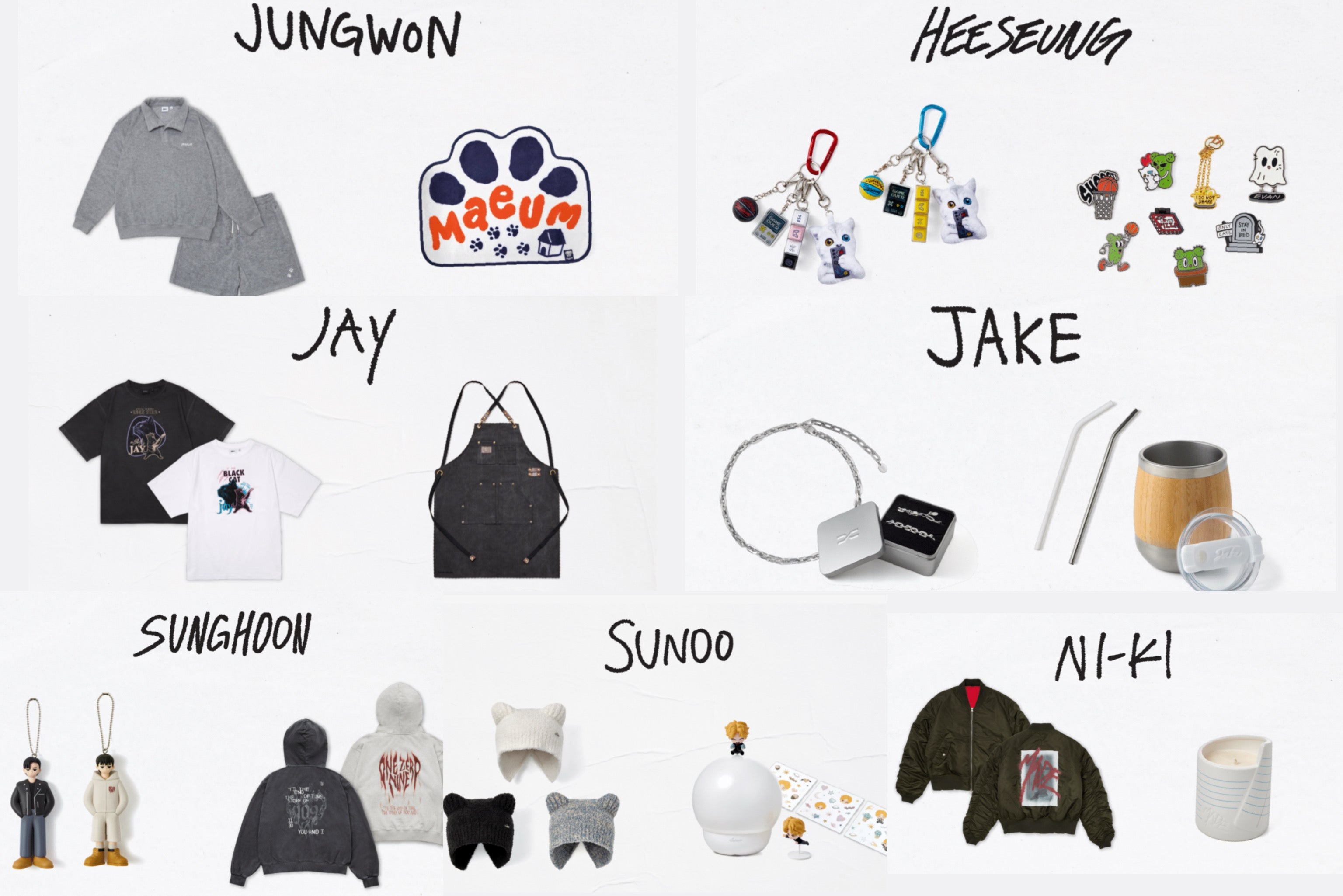 ENHYPEN ARTIST MADE COLLECTION Pop-Up Official MD – K-STAR