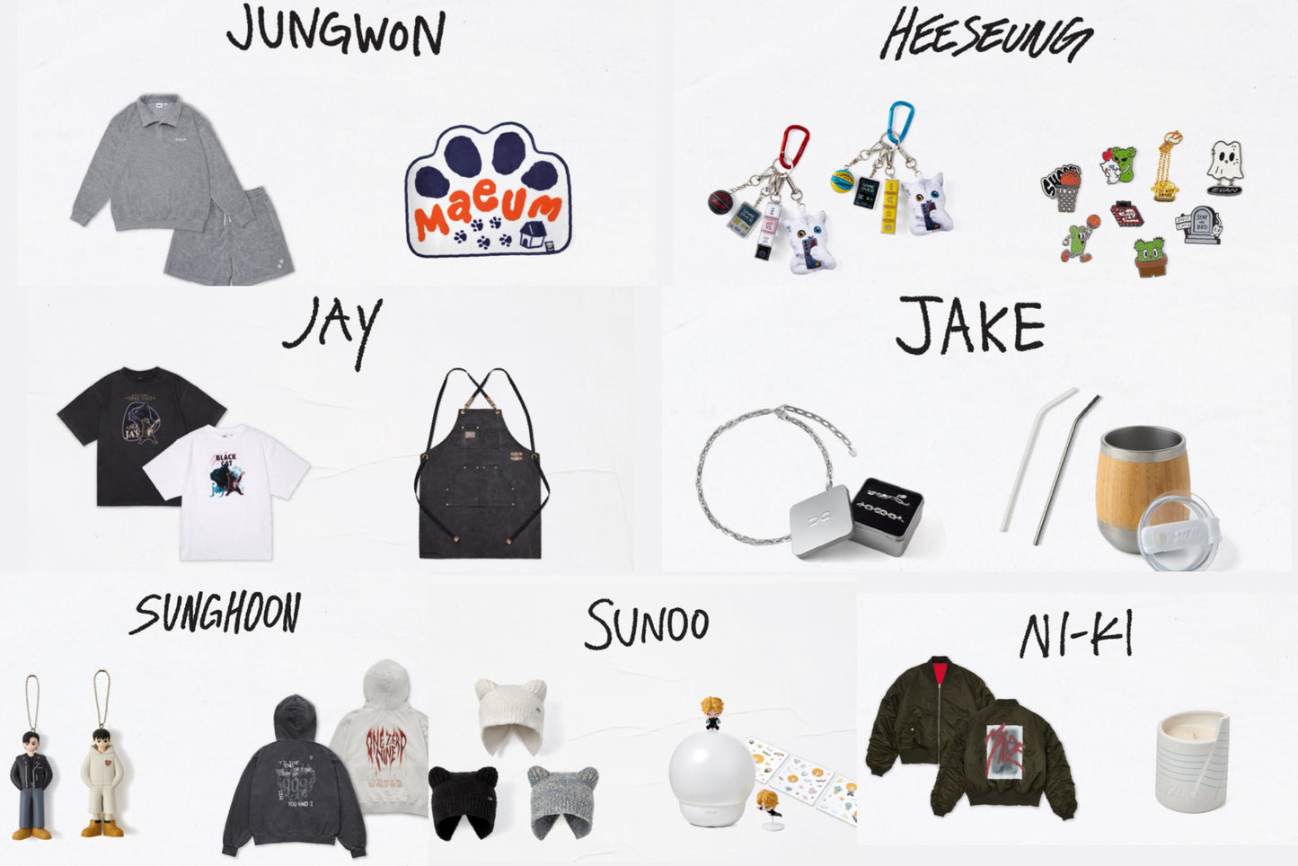 ENHYPEN ARTIST MADE COLLECTION Pop-Up Official MD