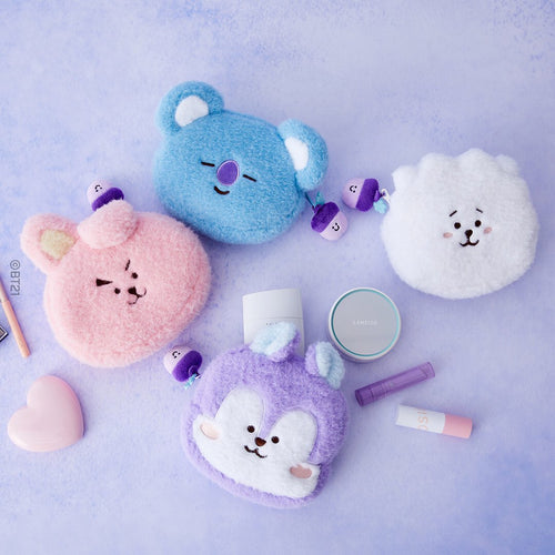 BT21 Official Hope in Love Face Doll Pouch