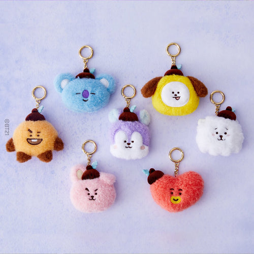 BT21 Official Hope in Love Face Doll Keyring