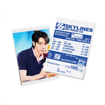 SUPER JUNIOR - SJ SKYLINES AIR TRAVEL Co 2027 Season's Greetings + POB or Wall Calendar