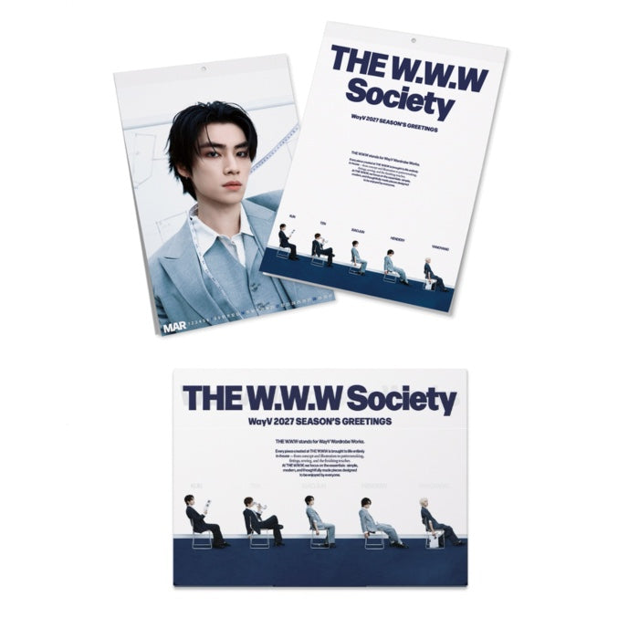 WAY V - THE WWW SOCIETY 2027 Season's Greetings + POB or Wall Calendar