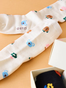 BT21 Official Socks Gift Set Daily Basis Ver 2pcs