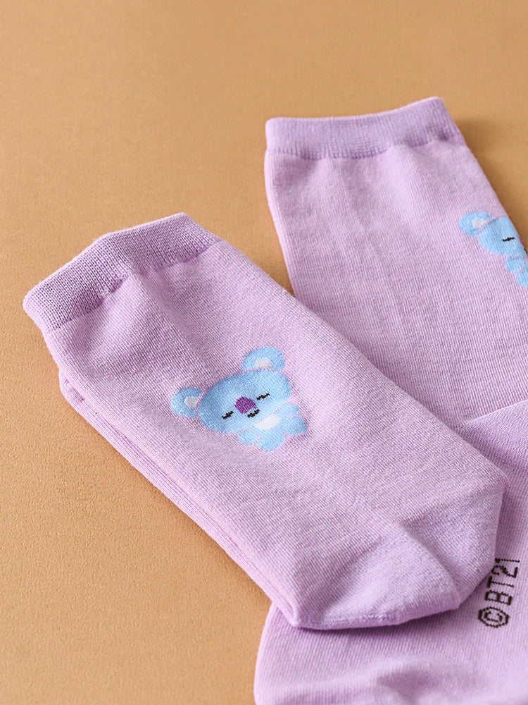 BT21 Official Color Socks Daily Basis Ver