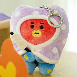 BT21 Official Campfire Edition Plush Keyring