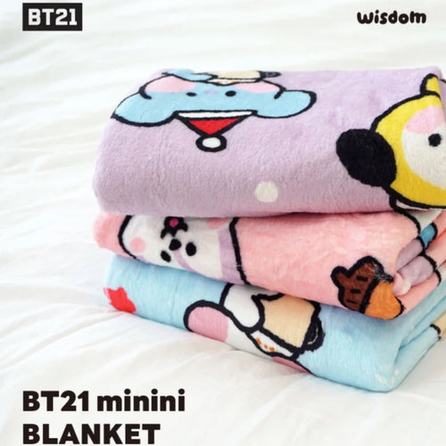 BT21 Official Minini Blanket 100 x 75cm