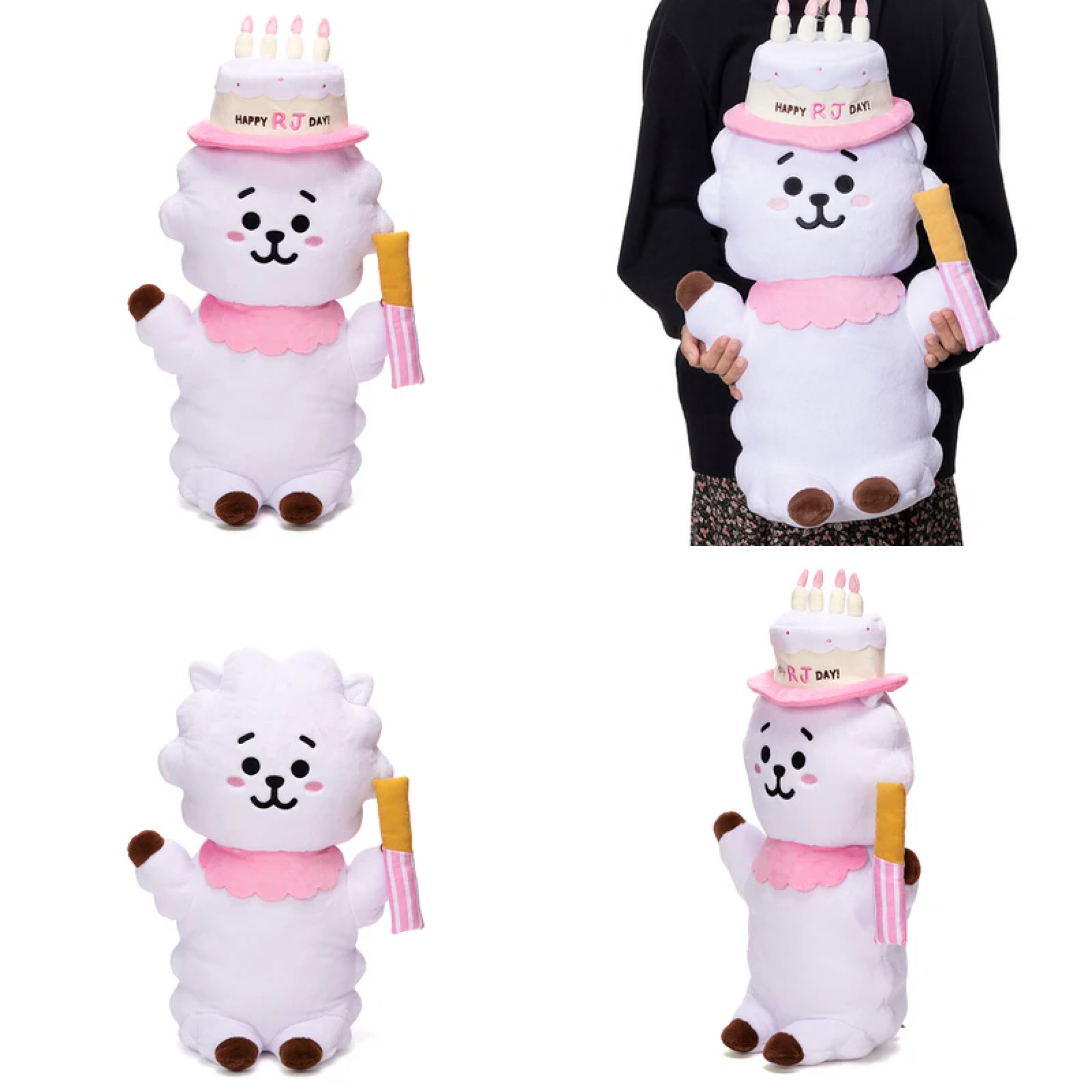 BT21 JAPAN Official Full Of KOYA, RJ, SHOOKY & MANG Plush Doll