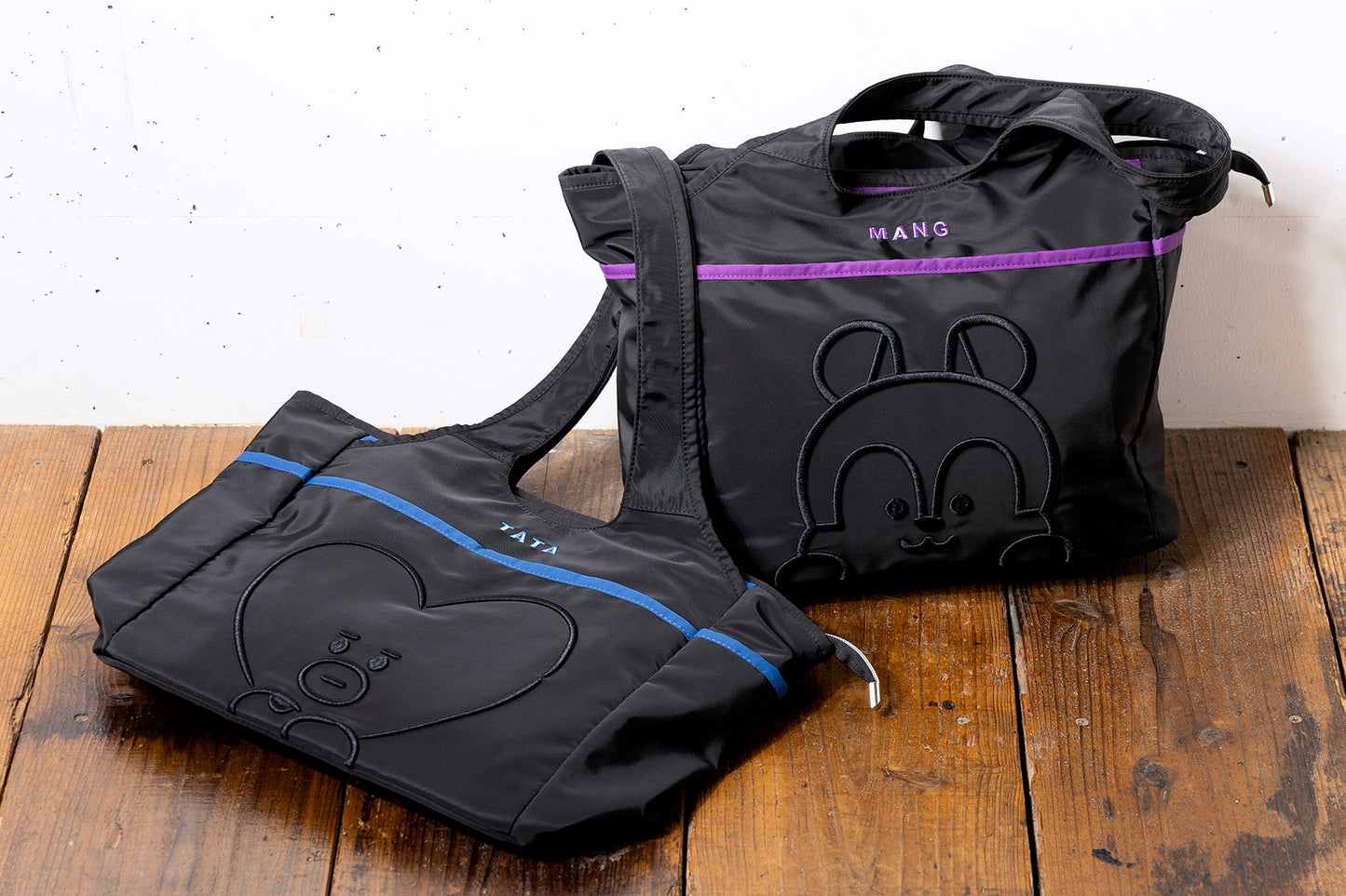 BT21 JAPAN Black Tote Bag