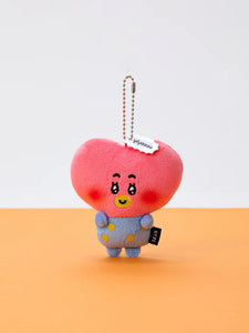 BT21 Baby Official TODAY'S FACE HEARTBEAT Plush Keyring