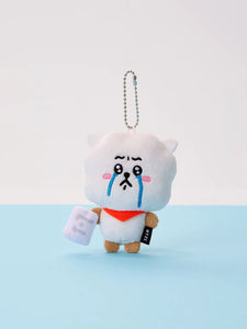 BT21 Baby Official TODAY'S FACE TEARDROP Plush Keyring
