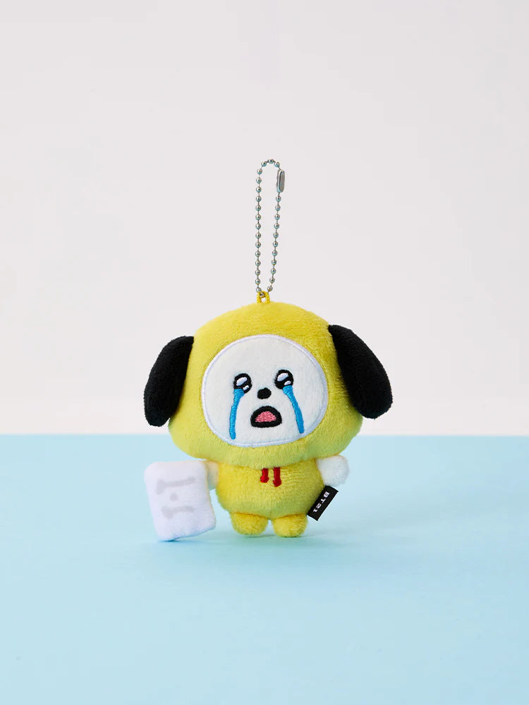 BT21 Baby Official TODAY'S FACE TEARDROP Plush Keyring