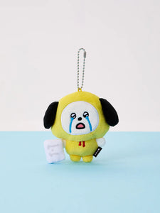 BT21 Baby Official TODAY'S FACE TEARDROP Plush Keyring