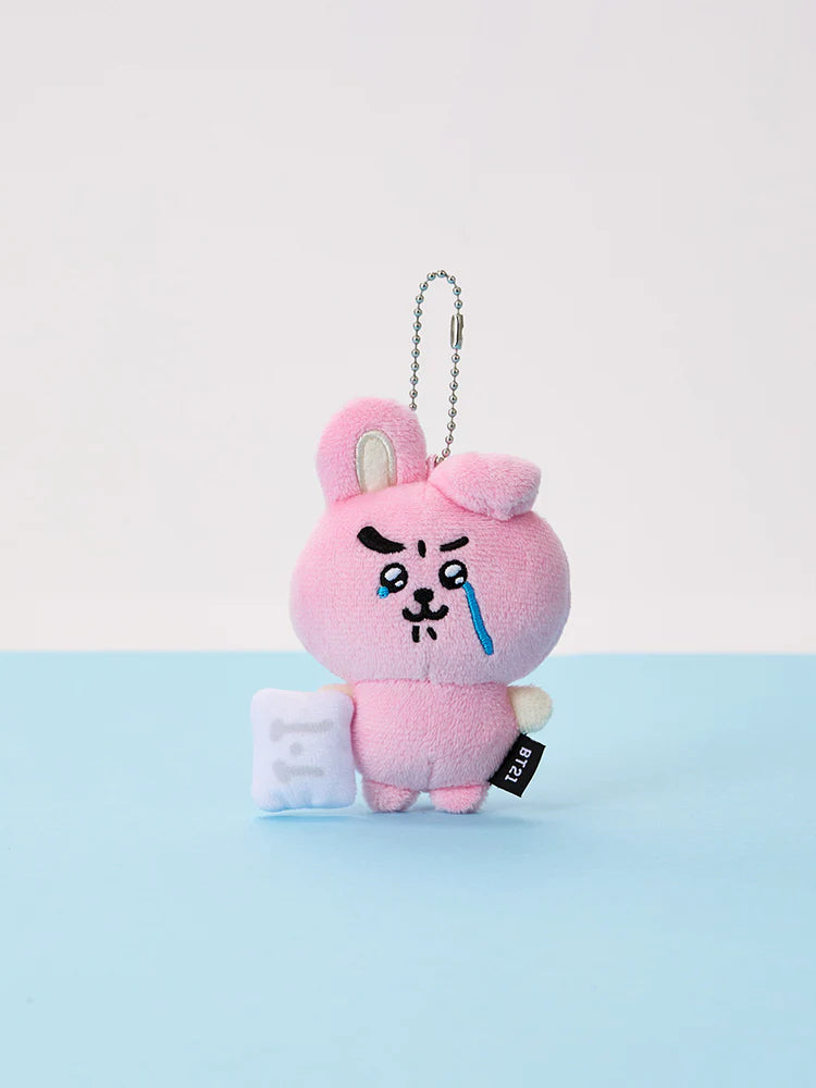 BT21 Baby Official TODAY'S FACE TEARDROP Plush Keyring