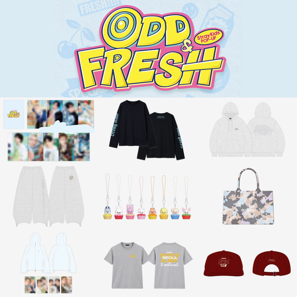 STRAY KIDS ODD & FRESH Pop Up Official MD