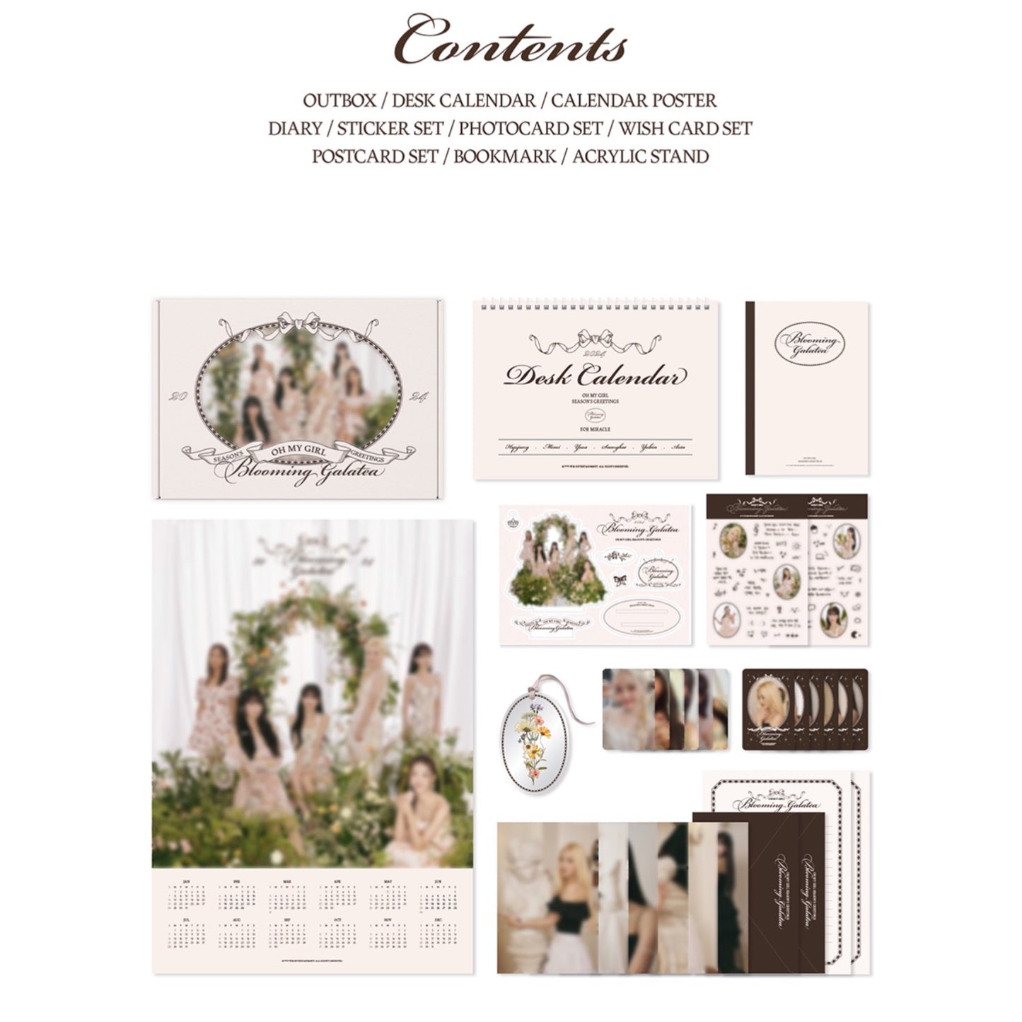 OH MY GIRL Blooming Galatea 2024 Official Season's Greetings