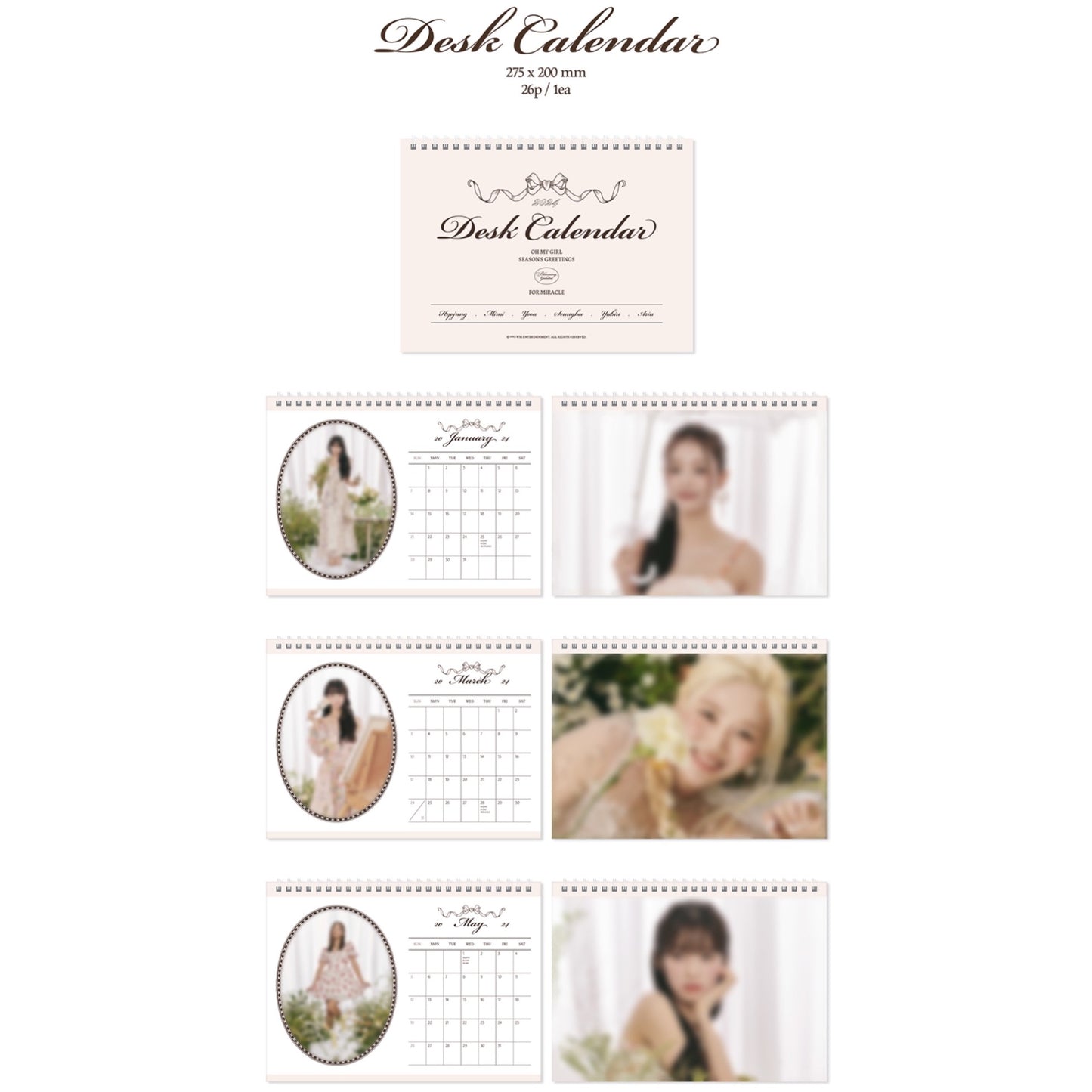 OH MY GIRL Blooming Galatea 2024 Official Season's Greetings