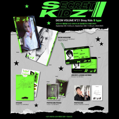 DICON VOLUME N°21 STRAY KIDS : B-Secret KidZ 196p