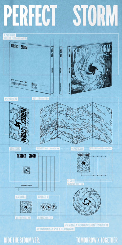 TOMORROW X TOGETHER TXT - PERFECT STORM 9th Mini Album