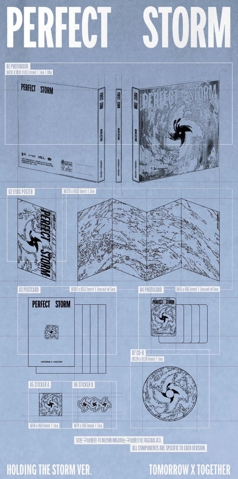 TOMORROW X TOGETHER TXT - PERFECT STORM 9th Mini Album