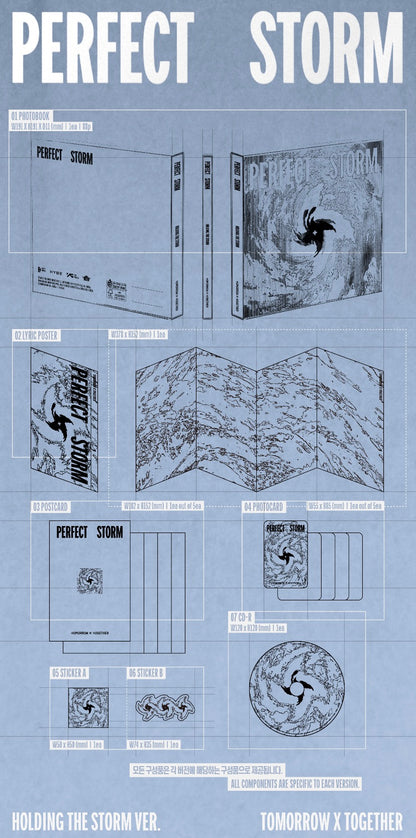 TOMORROW X TOGETHER TXT - PERFECT STORM 9th Mini Album